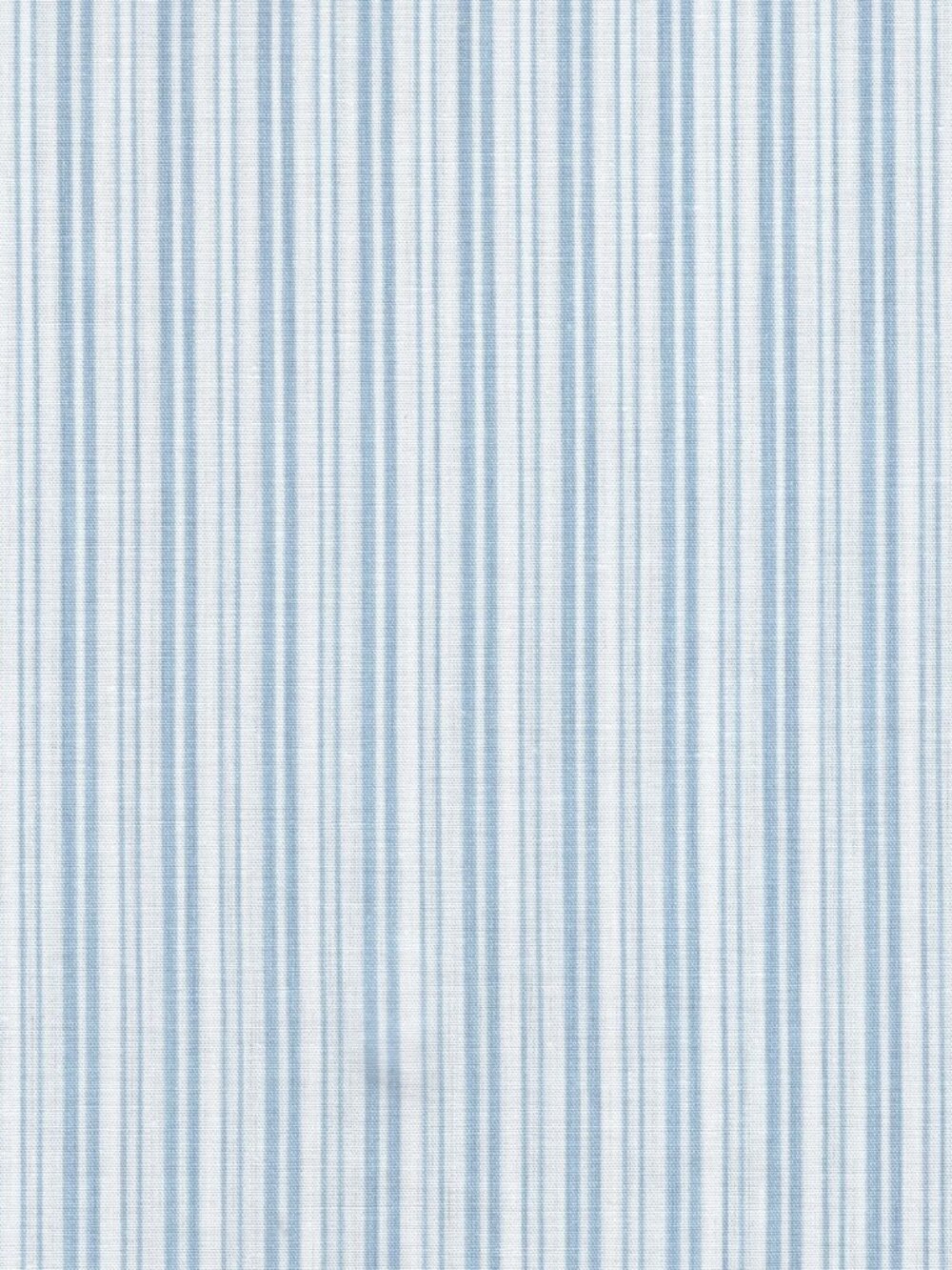 Laura Ashley Queen Size Blue Bedford Skinny Stripe Sheet Set (cotton percale) - Picture 3 of 6